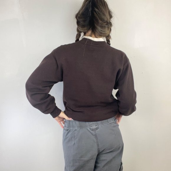 s-vintage flowers crewneck, made in usa - Picture 4 of 6